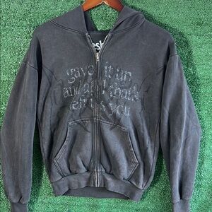 Keshi Gave It up and all that’s left is you Zipper Hoodie Sz S